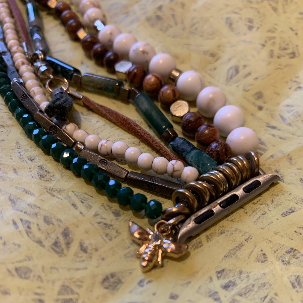 Apple Watch stretchy beaded band